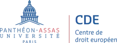 Logo Centre de droit européen